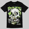 Foamposite One "Phantom/Barely Volt" DopeSkill T-Shirt Rebirth Graphic Streetwear - Black