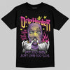 PURPLE Sneakers DopeSkill T-Shirt Drip Harder Graphic Streetwear - Black