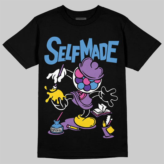 PURPLE Sneakers DopeSkill T-Shirt Self Made Graphic Streetwear - Black