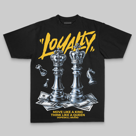 Yellow Sneakers Oversize Print 'Loyalty' DopeSkill Graphic T-shirt Streetwear - Black