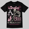 Jordan 4 "Iced Carmine" DopeSkill T-Shirt Broken Bones Graphic Streetwear - black