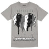 Grey Sneakers DopeSkill Grey T-shirt Juneteenth Heart Graphic Streetwear