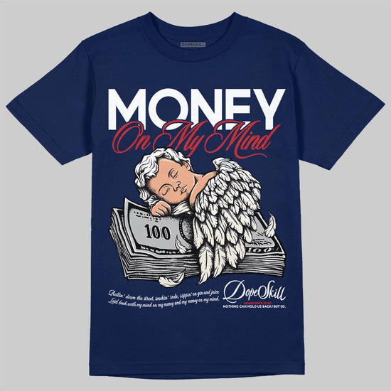 Jordan 11 “Rare Air” DopeSkill T-Shirt MOMM Graphic Streetwear - navy