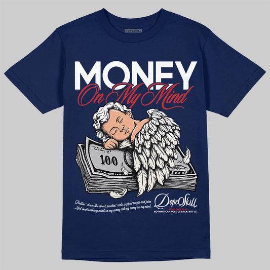 Jordan 11 “Rare Air” DopeSkill T-Shirt MOMM Graphic Streetwear - navy