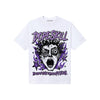 PURPLE Sneakers DopeSkill T-Shirt Root of Evil Graphic Streetwear - White