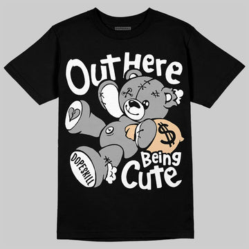 Dunk Panda White Black DopeSkill T-Shirt Out Here Being Cute Graphic Streetwear - Black