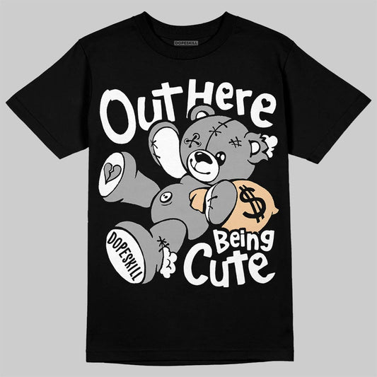 Dunk Panda White Black DopeSkill T-Shirt Out Here Being Cute Graphic Streetwear - Black