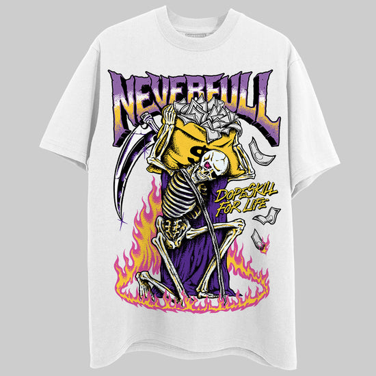 PURPLE Sneakers DopeSkill T-Shirt NeverFull Graphic Streetwear - White 