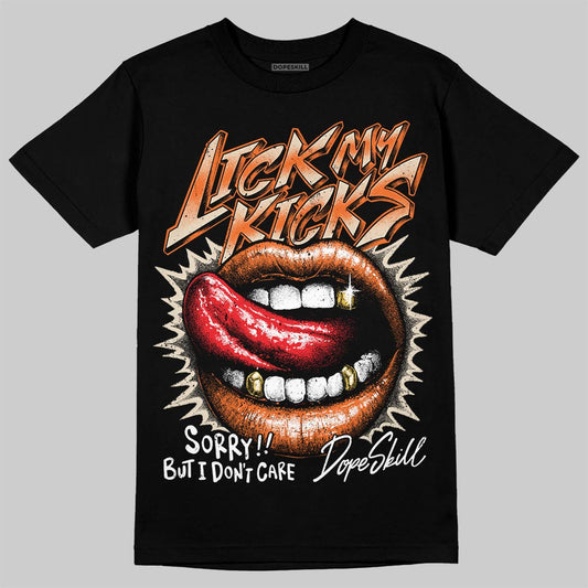 Jordan 3 “Starfish” DopeSkill T-Shirt Lick My Kicks Graphic Streetwear - Black