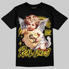 Jordan 4 Thunder DopeSkill T-Shirt Real Ones Angel Graphic Streetwear - Black