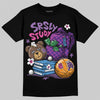 PURPLE Sneakers DopeSkill T-Shirt SRSLY Study Graphic Streetwear - Black
