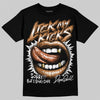 Jordan 14 Golf "US Open" DopeSkill T-Shirt Lick My Kicks Graphic Streetwear - Black