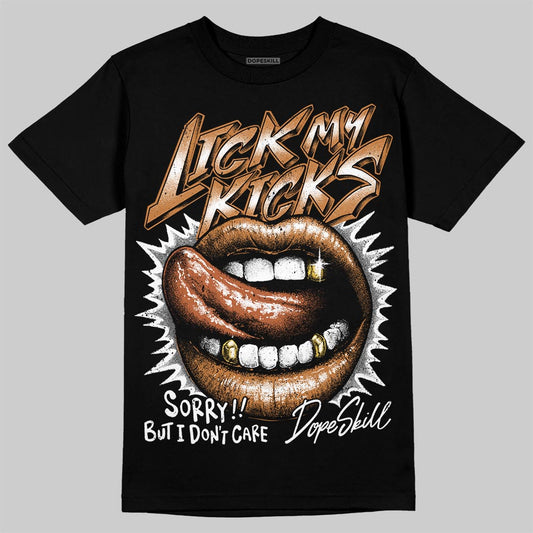 Jordan 14 Golf "US Open" DopeSkill T-Shirt Lick My Kicks Graphic Streetwear - Black