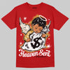 Jordan 1 Retro High OG Black Toe Reimagined DopeSkill T-Shirt Heaven Sent Graphic Streetwear - Red