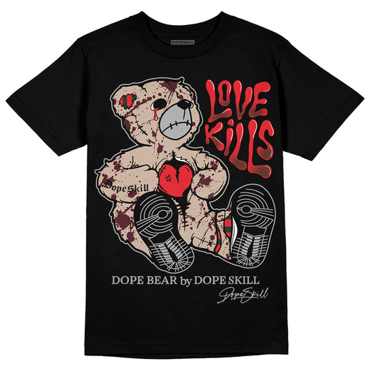 Dunk Low Freddy Krueger DopeSkill T-Shirt Love Kills Graphic Streetwear - Black 