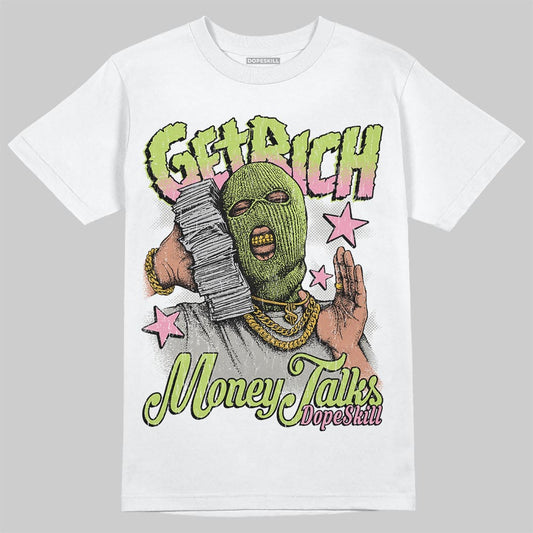 Chase B x Travis Scott x Jordan Jumpman Jack DopeSkill T-Shirt Get Rich Graphic Streetwear - White