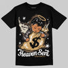 Jordan 5 “Earth/Metallic Gold” DopeSkill T-Shirt Heaven Sent Garaphic Streetwear - Black