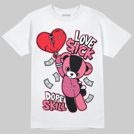 Diesel Pink S - Serendipity Pro-X1 Trainers DopeSkill T-Shirt Love Sick Graphic Streetwear - White 