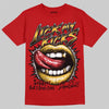 Jordan 14 Retro Ferrari (2025) DopeSkill T-Shirt Lick My Kicks Graphic Streetwear - Red