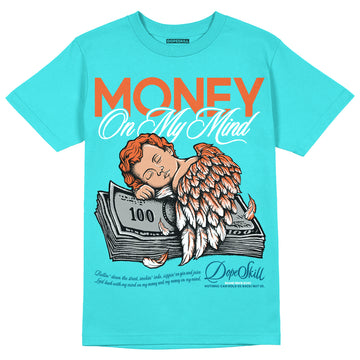 Dunk Low “Miami Dolphins” DopeSkill Tahiti Blue T-shirt MOMM Graphic Streetwear 