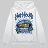 Jordan 12 “Blueberry” DopeSkill Hoodie Sweatshirt Hot Mouth Graphic Streetwear - White