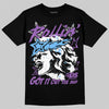 PURPLE Sneakers DopeSkill T-Shirt Got It Out The Mud Graphic Streetwear - Black