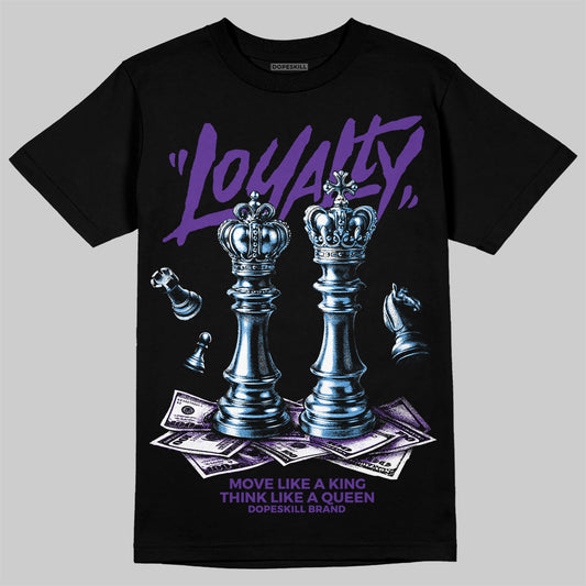 PURPLE Sneakers DopeSkill T-Shirt Loyalty Graphic Streetwear - Black