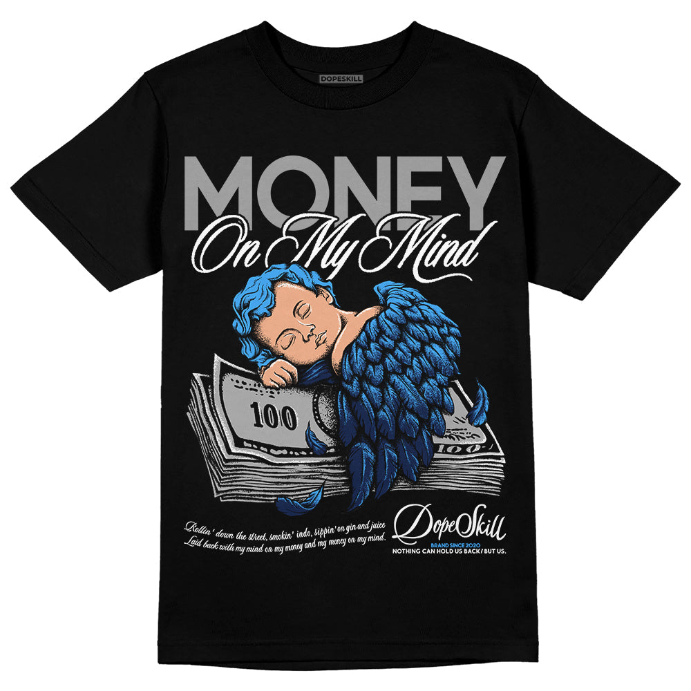 Jordan Spiz’ike Low “White/Obsidian” DopeSkill T-Shirt MOMM Graphic Streetwear - Black