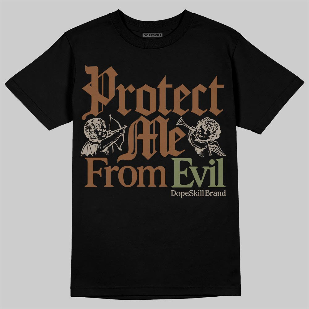 New Balance ABZORB 2010 “Pecan” DopeSkill T-Shirt Protect Me From Evil Graphic Streetwear - Black