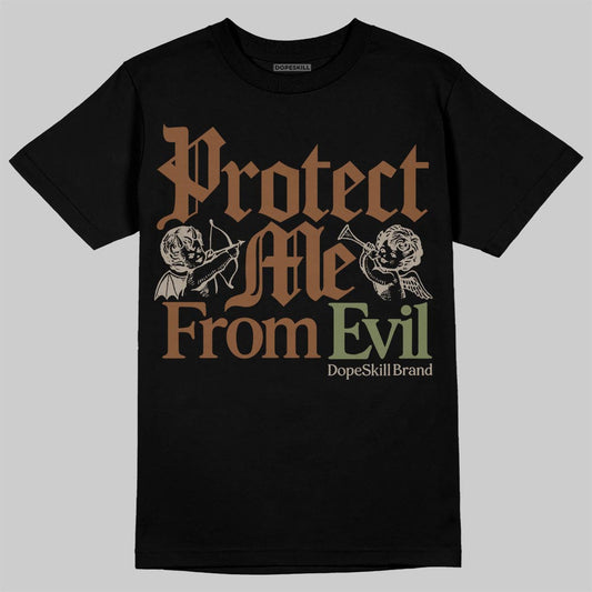New Balance ABZORB 2010 “Pecan” DopeSkill T-Shirt Protect Me From Evil Graphic Streetwear - Black
