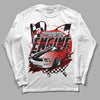 Jordan 1 Retro Low "Black Toe" DopeSkill Long Sleeve T-Shirt ENGINE Tshirt Graphic Streetwear - White