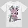 Jordan 4 WMNS “Orchid” DopeSkill T-Shirt Money Talks Graphic Streetwear - White