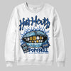 Jordan 12 “Blueberry” DopeSkill Sweatshirt Hot Mouth Graphic Streetwear - White