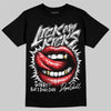 Air Foamposite One 'Triple White' DopeSkill T-Shirt Lick My Kicks Graphic Streetwear - black