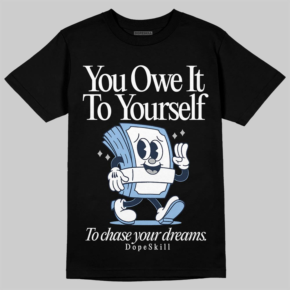 Asics Gel-Cumulus 16 Wash/Independence Blue DopeSkill T-Shirt Owe It To Yourself Graphic Streetwear - Black
