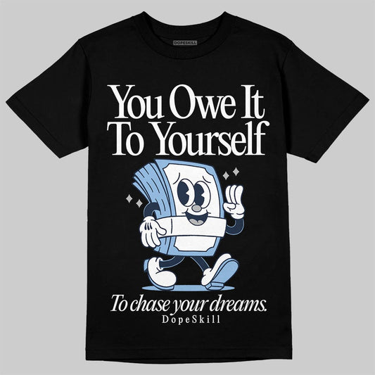 Asics Gel-Cumulus 16 Wash/Independence Blue DopeSkill T-Shirt Owe It To Yourself Graphic Streetwear - Black