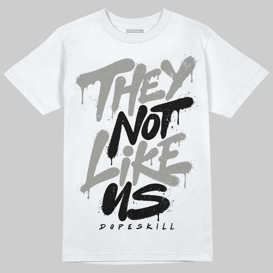 Jordan 5 "White Metallic" DopeSkill T-Shirt They Not Like Us Graphic Streetwear - White