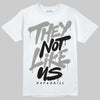 Jordan 5 "White Metallic" DopeSkill T-Shirt They Not Like Us Graphic Streetwear - White