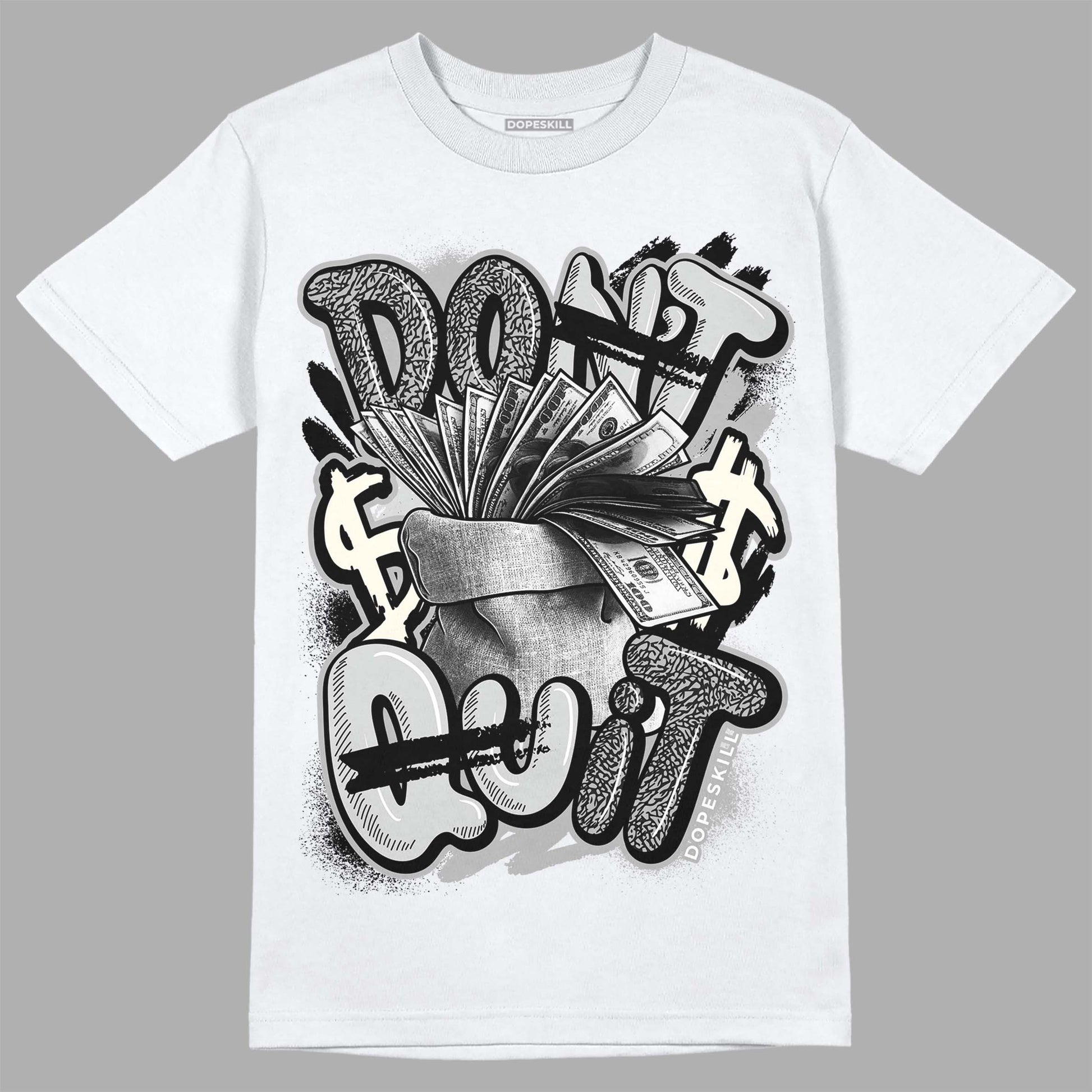 Jordan 3 “Off Noir” DopeSkill T-Shirt ENGINE Tshirt Graphic Streetwear - White