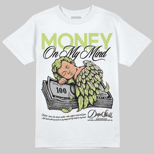 Jordan 5 “Luminous Green” DopeSkill T-Shirt MOMM Graphic Streetwear - White