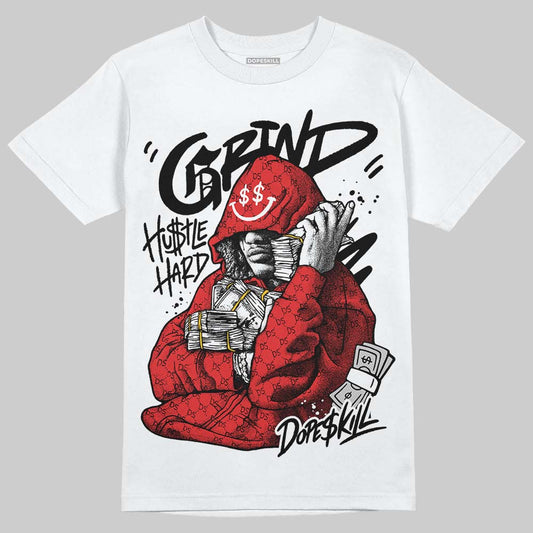 Jordan 13 Retro OG Chicago (2026) DopeSkill T-Shirt Grind Pray Graphic Streetwear - White