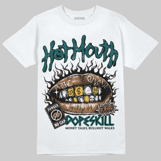 Adidas Samba OG Leopard Pack Collegiate Green DopeSkill T-Shirt Hot Mouth Graphic Streetwear - White