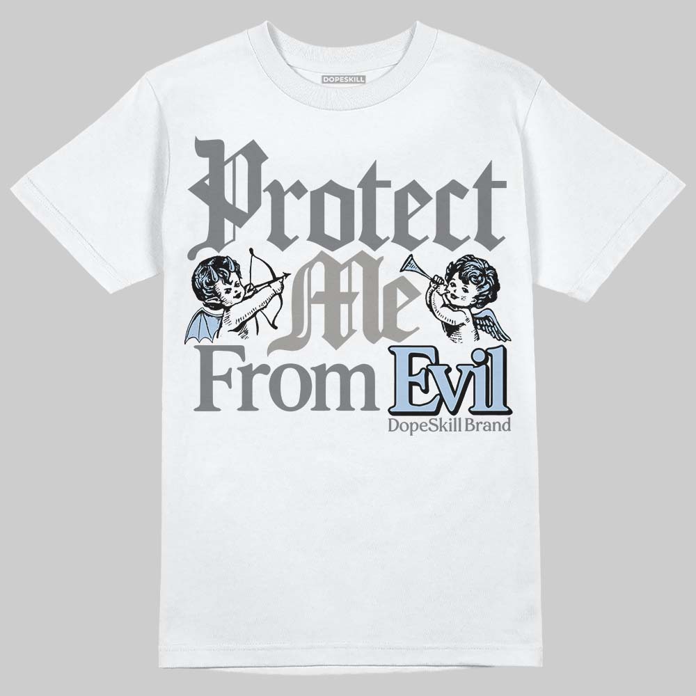New Balance Abzorb 2000 “Silver/Blue” DopeSkill T-Shirt Protect Me From Evil Graphic Streetwear - White 