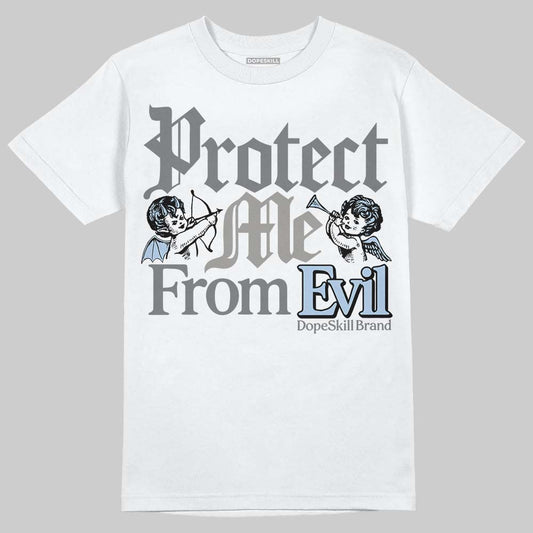 New Balance Abzorb 2000 “Silver/Blue” DopeSkill T-Shirt Protect Me From Evil Graphic Streetwear - White 