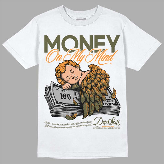 Jordan 5 "Olive" DopeSkill T-Shirt MOMM Graphic Streetwear - White 