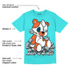 Dunk Dolphins DopeSkill Tahiti Blue T-shirt MOMM Bear Graphic