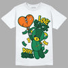 Green Sneakers DopeSkill T-Shirt Love Sick Graphic Streetwear - White 