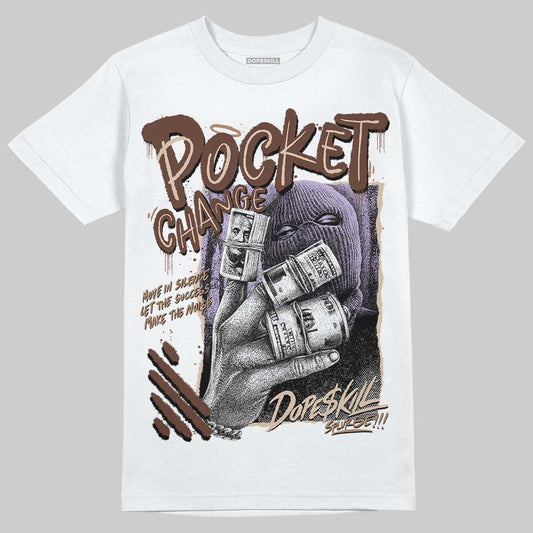 Harris Tweed x Wmns Dunk Low 'Sesame' DopeSkill T-Shirt Pocket Chnage Graphic Streetwear - White 