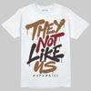Jordan 1 High OG Love Letter DopeSkill T-Shirt They Not Like Us Graphic Streetwear - White 