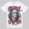 ASICS Gel Kayano 14 Pink Glo DopeSkill T-Shirt Money Don't Lie Graphic Streetwear - White